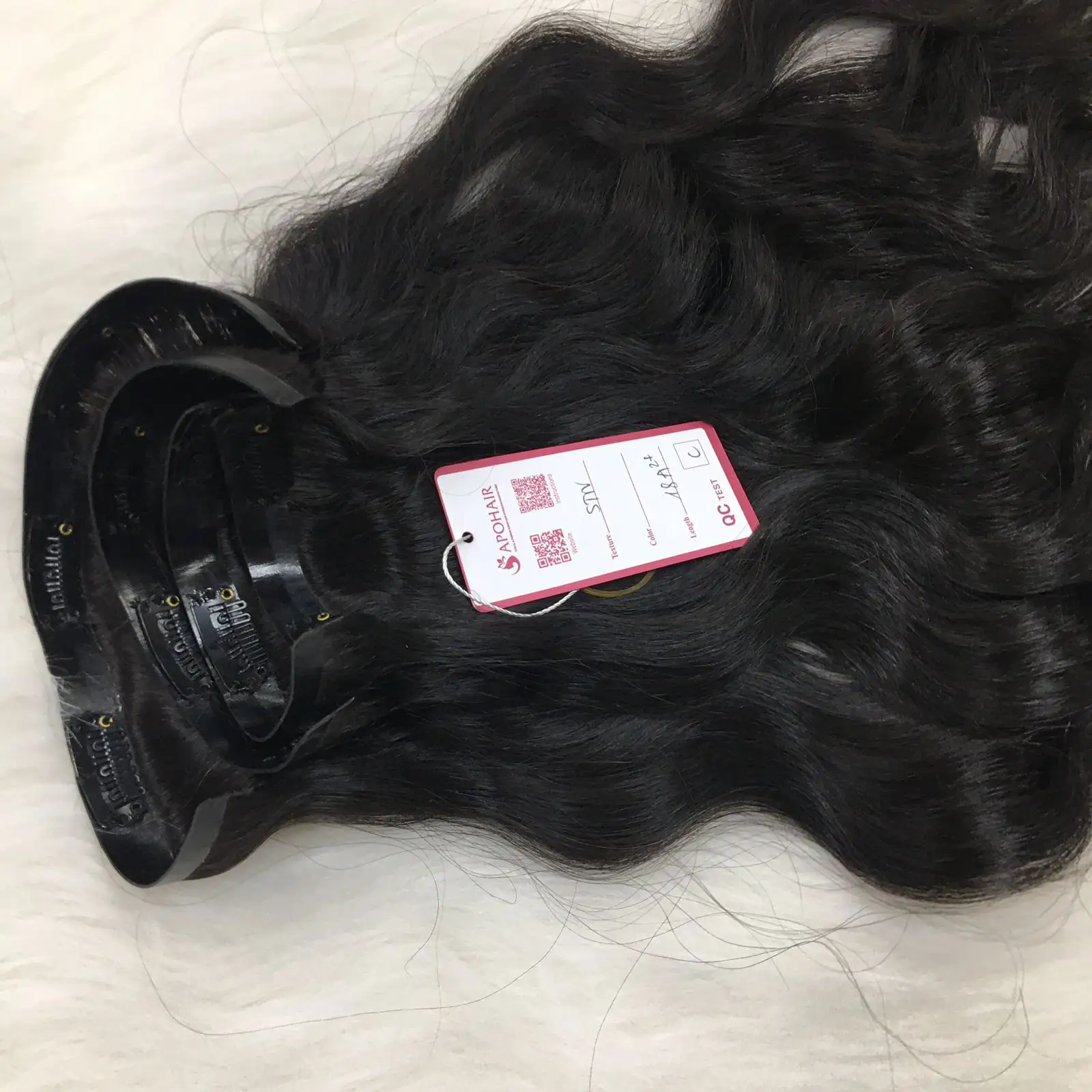 Clip ins human hair extensions raw vietnamese hair wavy natural color hair human remy clip in brazilian wholesale apohair jessie