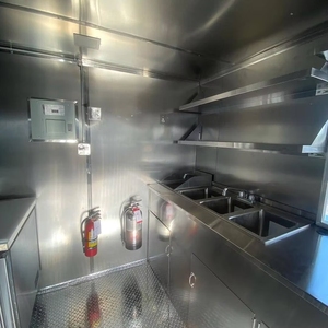 Kiosque alimentaire mobile à double essieu (4m) entièrement remorquable pour la restauration commerciale + LIVRAISON GRATUITE - Product Image 5