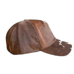 Gorro de Cuero de Lujo para Hombre, con Pelo, Suave, Premium, Hecho a Mano, Clásico, Transpirable, para Exteriores, Estilo Urbano, Moderno e Informal - Product Image 2