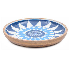 Handcrafted Wooden Serving Bowls Top Quality Wooden <b>Walnut</b> Finishing <b>Round</b> Shape Serving Bowl - Product Image 2