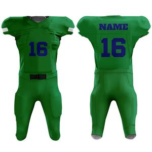 Uniforme de Fútbol Americano de Manga Corta Transpirable de Alta Calidad OEM, 100% Poliéster, Impresión Digital Personalizada para Equipos - Product Image 2