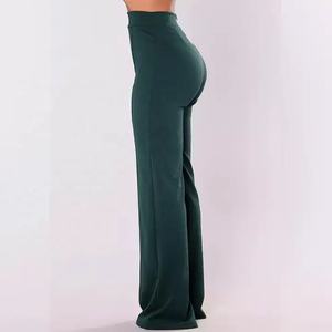 Printemps haute qualité Designer 2024 taille haute décontracté longue robe mode respirant coupe ajustée Style ample pantalon pantalon - Product Image 5