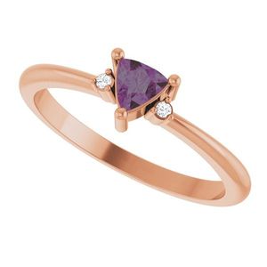 Anillo Stuller de Oro Amarillo de 14K con Diamantes de Corte Marquesa, Ovalado y Pera, Claridad SI, para Compromiso o Promesa, Modelo 72435:280P - Product Image 4