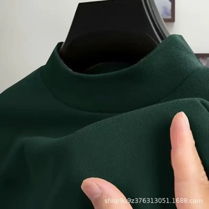 <b>men</b> s <b>t</b> <b>shirts</b> Double-Sided Fleece <b>Lined</b> <b>Long</b> Sleeve Slim Fit High Collar <b>T</b>-<b>Shirt</b> for <b>Men</b> Breathable Casual Top Winter Base - Product Image 1