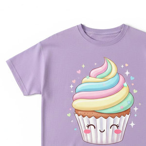 Camiseta de Algodón Tejido Grueso para Niños, Construcción Resistente para Jugar al Aire Libre, Costuras Reforzadas, Ecológica, Larga Duración - Product Image 5