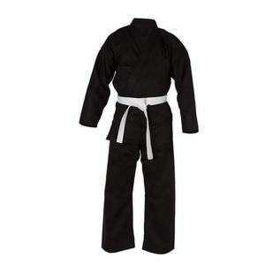 Uniforme de Karate negro de 8oz personalizado de alta calidad al por mayor/Karate Gi negro personalizado/Traje de Karate negro personalizado - Product Image 4