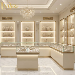 Images de conception de comptoirs à bijoux modernes avec étagères pour présentation en magasin, pour les salles d'<span class=keywords><strong>exposition</strong></span> de bijoux de <span class=keywords><strong>Dubaï</strong></span> - Product Image 1