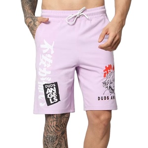 กางเกงขาสั้นผู้ชายทรงคลาสสิค สปอร์ต ผ้าถัก เอวกลาง ทรงปกติ 100% ผ้าฝ้าย แห้งเร็ว คุณภาพสูง ราคาถูก ขายดี - Product Image 1