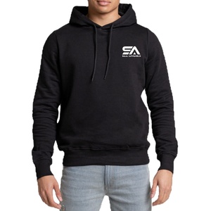 Qualité supérieure, design personnalisé, sweat à capuche pour homme, automne, col à capuche, doublure en polyester/coton, motif géométrique, coupe longue et régulière, écologique - Product Image 2