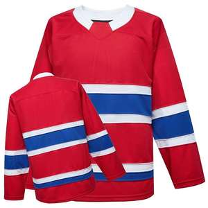 Fabricant professionnel de maillots de hockey sur glace pour hommes avec nom et numéro d'équipe personnalisés / Maillot de hockey sur glace pour hommes sur mesure - Product Image 3