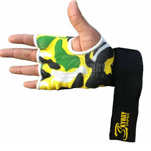 Venta al por mayor de guantes de boxeo internos personalizados de alta calidad Guantes de Kickboxing internos con logotipo personalizado En stock - Product Image 4