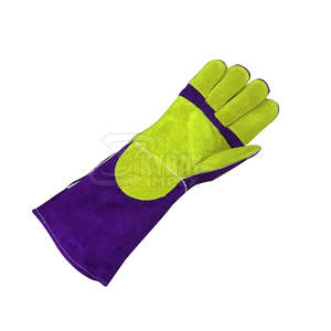 Venta caliente personalizado nuevo estilo de guantes de soldadura de cuero con transpirable Protector de Seguridad servicios OEM para logotipo uso al aire libre - Product Image 6