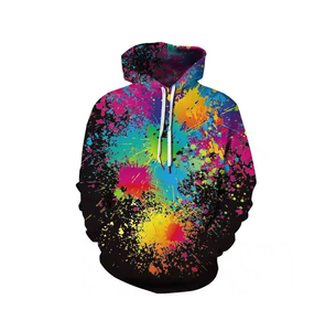 Sudadera con capucha térmica de sublimación de gran tamaño French Terry con logotipo personalizado para hombre, sudaderas térmicas de sublimación de invierno gruesas y pesadas con hombros caídos - Product Image 6