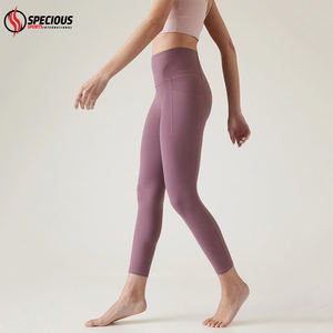 Leggings de Yoga para Mujer, Estilo Moderno, Sólido, de Cintura Alta, Elásticos en Cuatro Direcciones, Transpirables, Hechos en Pakistán, Venta al por Mayor - Product Image 6