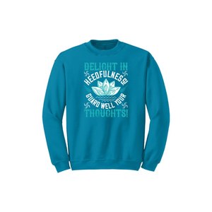 Sudadera de mezcla de algodón con temas de Buda Estampado Estilo informal 12 opciones de color 260-280 Colocación de diseño personalizable GSM pesado - Product Image 5