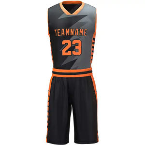 Uniforme de baloncesto personalizado conjunto de tela anti retráctil camisetas personalizadas logotipo y equipo de impresión disponible - Product Image 5