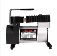 Compresseur Gonfleur Portable pour Voiture, Pompe de Gonflage de Pneus pour SUV et Véhicules Tout-Terrain, Moteur Puissant 12V avec Cylindre Grand Format et Kit d'Outils