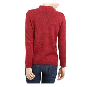 Maglione Henley rosso da donna Karen Scott, taglia Petite XL, 100% cotone con finiture in metallo - Product Image 2