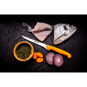 Couteau à filet extérieur série or couteaux de chef de cuisine professionnel en acier inoxydable couteau à poisson os coupe-steak 2024 nouveauté - Product Image 1