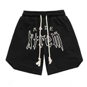 2025 hommes décontracté sport Shorts bouffée impression poches latérales avant cordon de serrage de haute qualité été imperméable sport Shorts De Hombre - Product Image 5