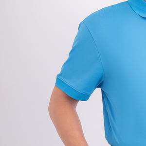 Polo unisexe TShirt respirant, tissu extensible, logo gratuit idéal pour la salle de sport, l'uniforme de bureau et la promotion - Product Image 5