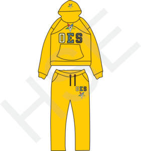 Survêtement OES personnalisé |   Ensemble sweat-shirt et pantalon brodés multicolores - Product Image 6