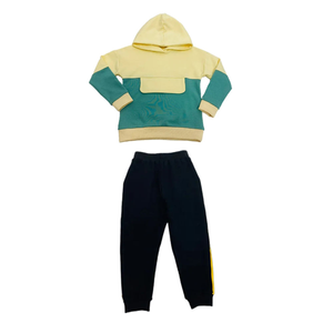 Conjunto de Dos Piezas de Chándal con Capucha para Niños, Pantalones Deportivos a Juego, Ropa Casual de Algodón Suave para Niños Pequeños - Product Image 4