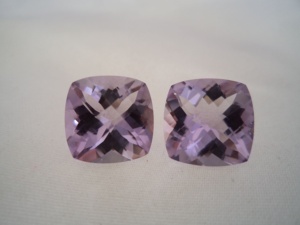 Cojín facetado de amatista Rosa natural 3A, piedras preciosas sueltas, surtido de piedras preciosas semipreciosas certificadas, proveedor OEM - Product Image 3