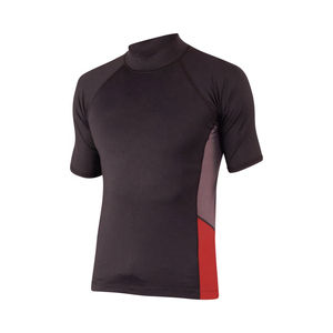 Logotipo impreso personalizado flexible niño adulto ropa de baño de verano de manga corta camisas de protección solar protector contra las erupciones de secado rápido OEM personalizado - Product Image 1