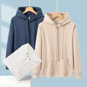 Sudaderas de Felpa para Invierno y Otoño, Personalizadas con Logotipo, para Hombre y Mujer, Color Sólido, Gruesas, Holgadas, Unisex, Casuales - Product Image 1