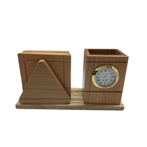 Décoration fantaisie horloge en bois porte-stylo luxe meilleure qualité supérieure décoration en gros porte-stylo moderne vente chaude - Product Image 6