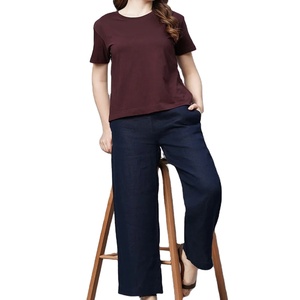 เสื้อยืดผู้หญิงไหล่ตกติดทนนานแห้งเร็วแบบยั่งยืนสั่งทำจากโรงงาน - Product Image 1