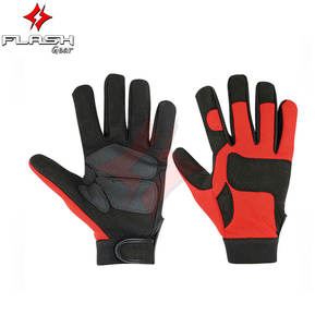 Gants de sécurité pour mécaniciens, logo personnalisé, couleur personnalisée, résistant aux chocs, imperméable, cuir durable, antidérapant, antichoc, design personnalisé, sangle unique - Product Image 4