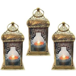 Linterna de Metal decorativa de estilo Vintage única para decoración del hogar, perfecta para decoración del hogar, fiestas y eventos, Mesa - Product Image 4