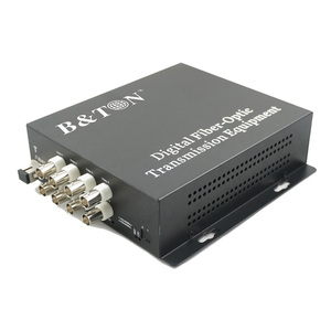 Balun de vídeo HD analógico de 8 canales, transmisión de fibra única de 20KM, compatible con CVI/TVI/AHD 1080P para grandes sistemas de CCTV - Product Image 2