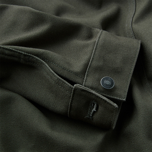 Veste en toile pour homme d'hiver avec fermeture à bouton en corne, design personnalisé, couleur personnalisée, manches longues, coupe-vent, respirante, légère - Product Image 6