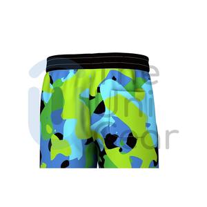 กางเกงขาสั้นออกกำลังกายสำหรับผู้ชายเอวปานกลางพิมพ์ลายซับลิเมชันพิมพ์ลาย - Product Image 5