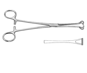 Pince à tissus Babcock de 12 cm pour bébé Instrument chirurgical en acier manuel pour une préhension et un maintien précis - Product Image 4