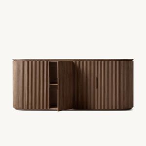 <span class=keywords><strong>Buffet</strong></span> scandinave personnalisé <span class=keywords><strong>Buffet</strong></span> design moderne de luxe Table console <span class=keywords><strong>Buffet</strong></span> sculpté en bois de chêne <span class=keywords><strong>massif</strong></span> pour le salon - Product Image 6