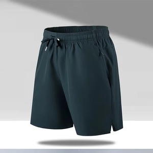 Vente en gros de shorts de fitness extensibles à séchage rapide pour l'été shorts de plage pour hommes shorts de couleur unie vêtements de sport - Product Image 6