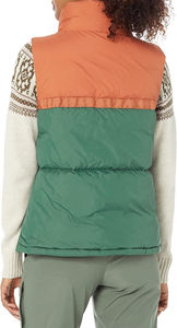 Chaleco Acolchado de Invierno para Mujer, Estilo Casual, Impermeable, con Bordado, Bloques de Color, Acolchado, Cálido, Transpirable, OEM - Product Image 2