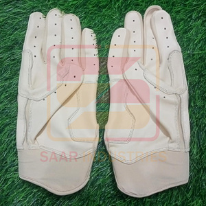 Vente chaude Couleur personnalisée Softball & Baseball Gants de Frappeur Meilleure Qualité Cabretta Cuir Respirant Directement Du Fabricant - Product Image 4
