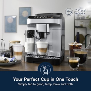 Machine à expresso et à café automatique Evo avec mousseur à lait automatique, moulin à café intégré et fonction d'auto-nettoyage - Product Image 2