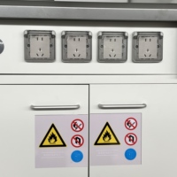 Campana de Extracción de Gases para Laboratorio, Totalmente de Acero, con Revestimiento Anticorrosión