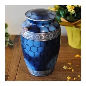 New Look With Reasonable Price Handicrafts Brass <b>Urn</b> Funeral Accessories Metal <b>Urn</b> Cremation Exporter From India - Product Image 5