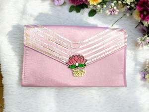 Modern Style Handbag Custom Beaded Clutch Bag with Geometric Pattern, Handmade Womens Purse for Wedding, Evening Events - Product Image 4