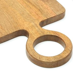 เขียงไม้อะคาเซียทนทานสำหรับสับเนื้อและผักเขียงไม้ธรรมชาติสำหรับการใช้ชีวิตอย่างยั่งยืนในราคาต่ำ - Product Image 2