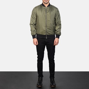 Blousons d'aviateur Mans les plus vendus Blousons d'aviateur en satin de polyester de couleur personnalisée pour les garçons Blouson d'aviateur au prix de gros - Product Image 6