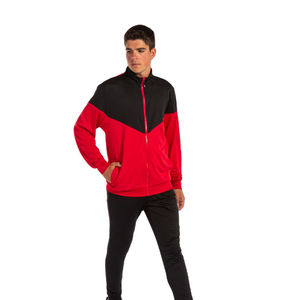 Conjunto de chándal personalizable de 2 piezas para hombre, último diseño de moda de invierno, con cremallera y capucha, Material polar, colores y logotipo personalizados - Product Image 1