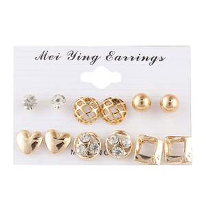 Aretes Elegantes para Niñas - Dorados - Product Image 1